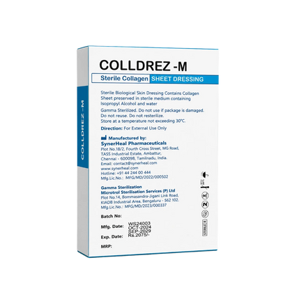 Colldrez M Collagen Sheet for burn ai 3