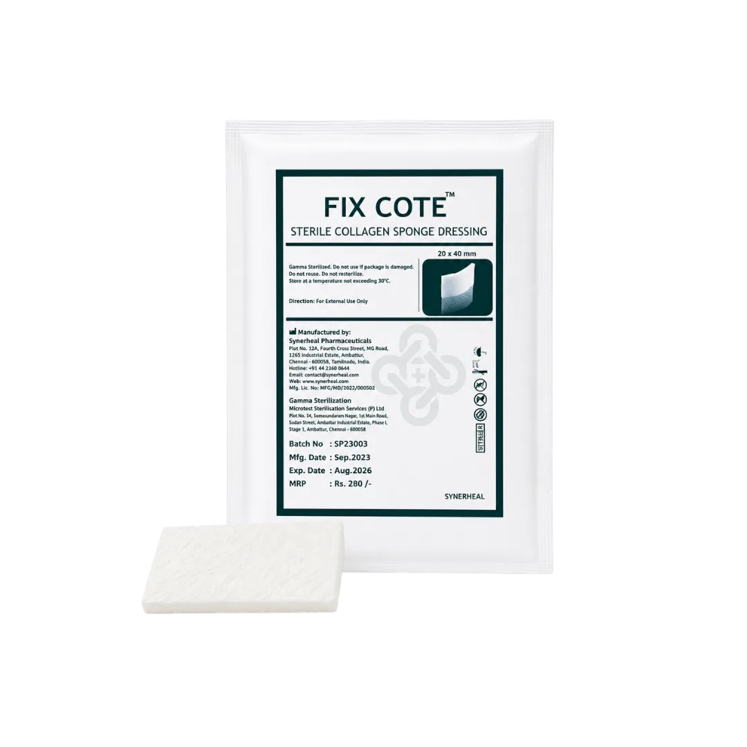 Fix cote collagen wound dressing 2