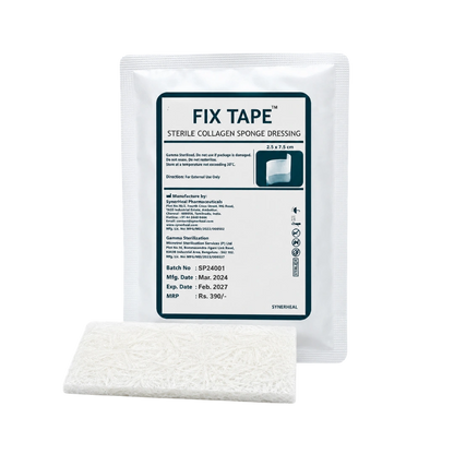 Fix Tape Collagen Sponge Dressing 1