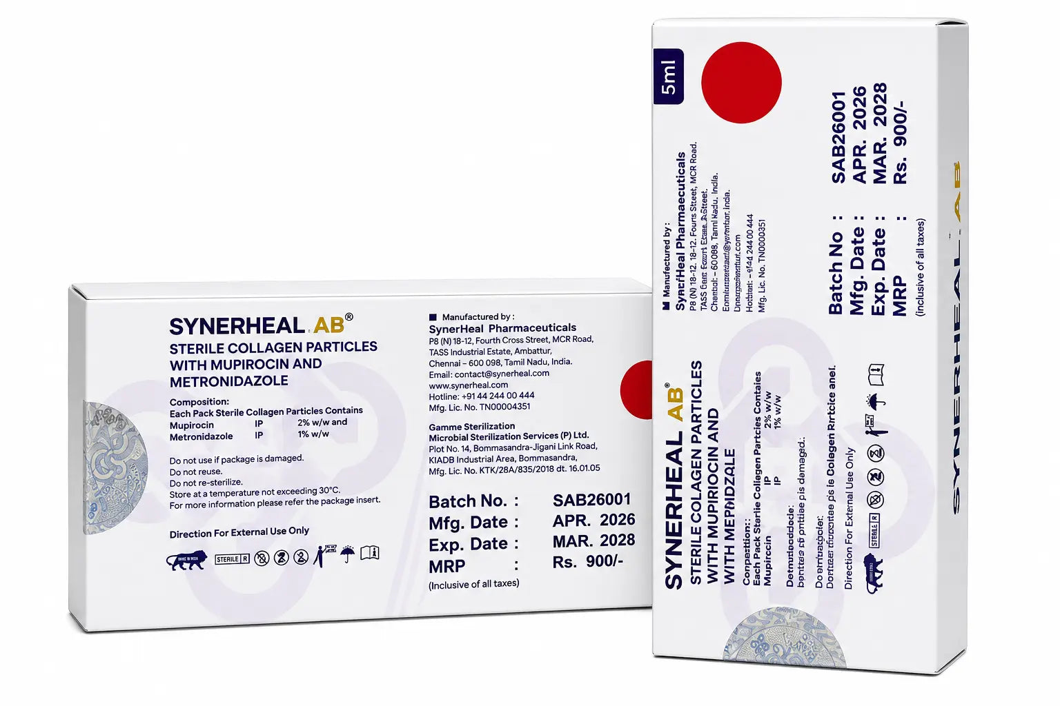 Synerheal AB Collagen Particles 3