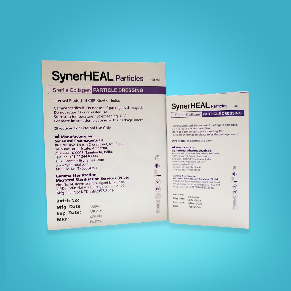 Synerheal Particles